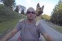 Pennsylvania Pup "Nakita", a German Shepherd, Rides a Motorcycle