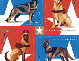 USPS German Shepherd Dog Stamps Coming in 2019